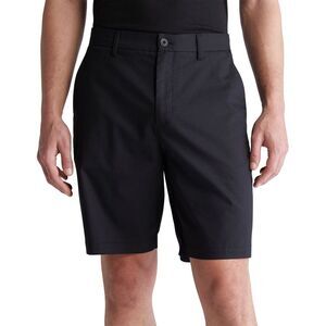 Calvin Klein Mens Refined Slim Fit 9" Inseam Chino Shorts 34 Black Beauty - NWT